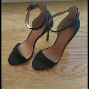 Topshop strappy black heels